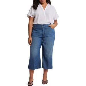 NYDJ Blue Women's Soft Denim Capri
